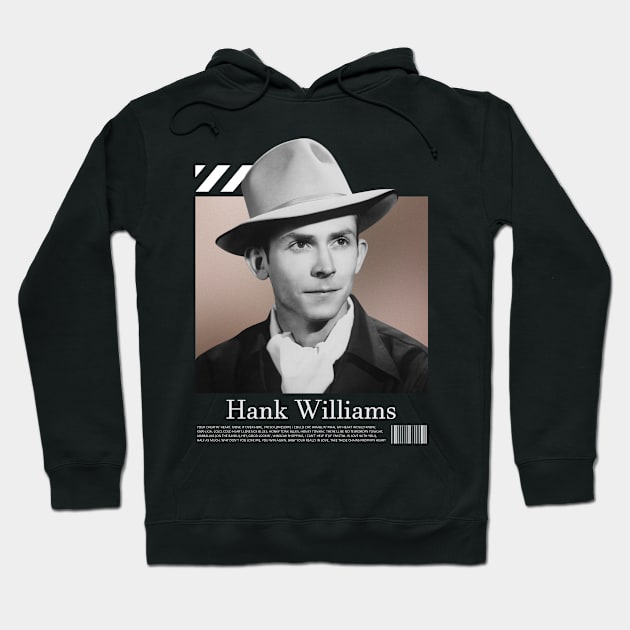 Hank Williams Hoodie by instri